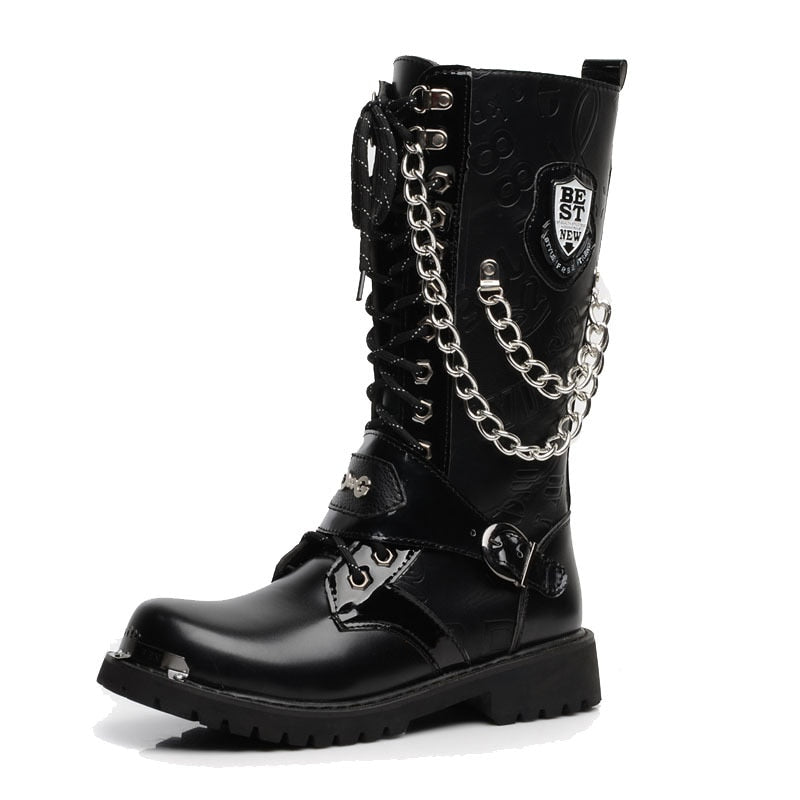 Men's Casual Motorcycle Boots