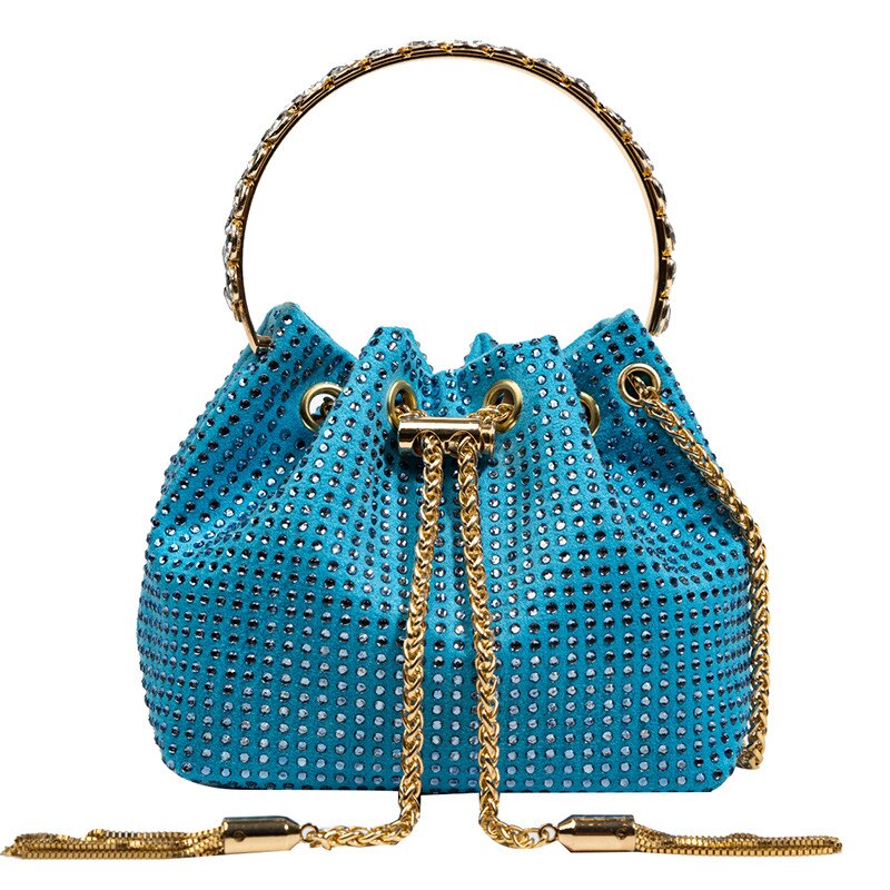 Rhinestone Bucket Bag