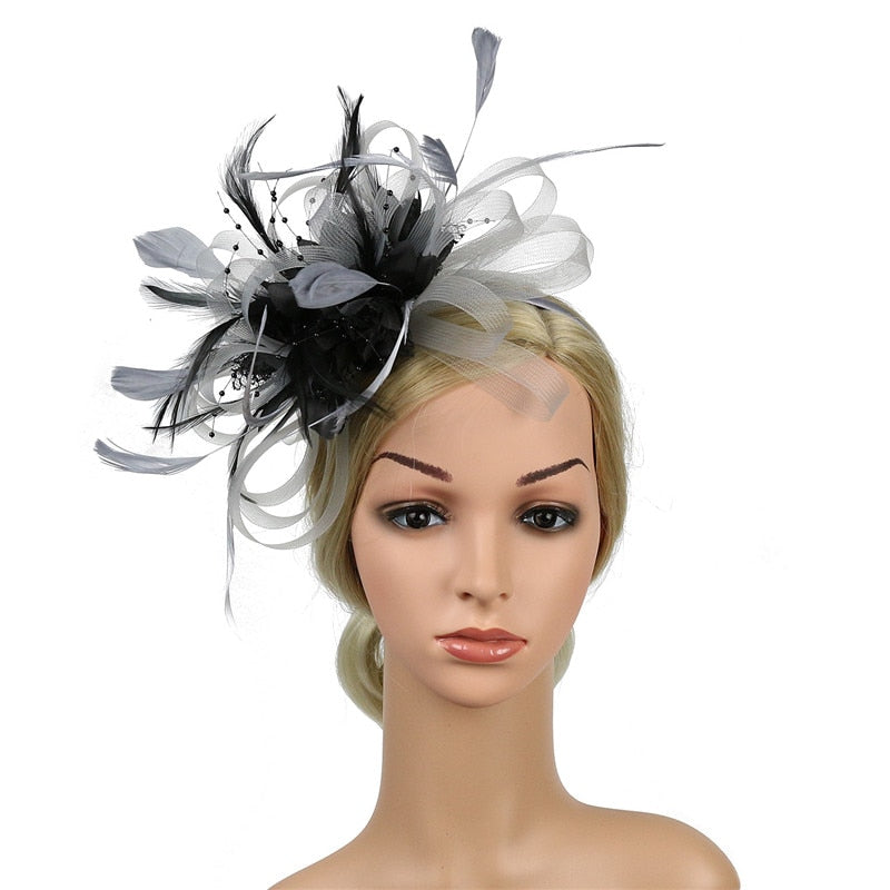 Fancy Feather Statement Headwear