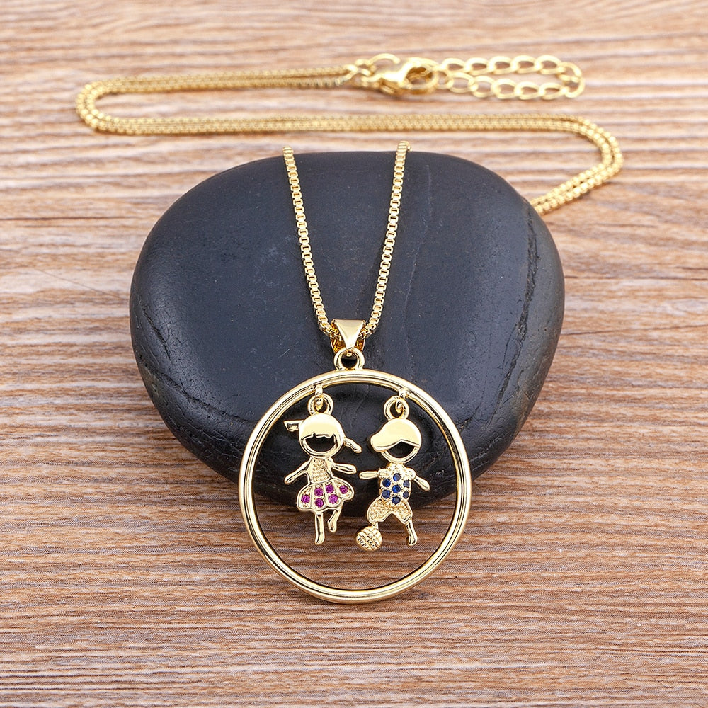 Boy & Girl Necklace