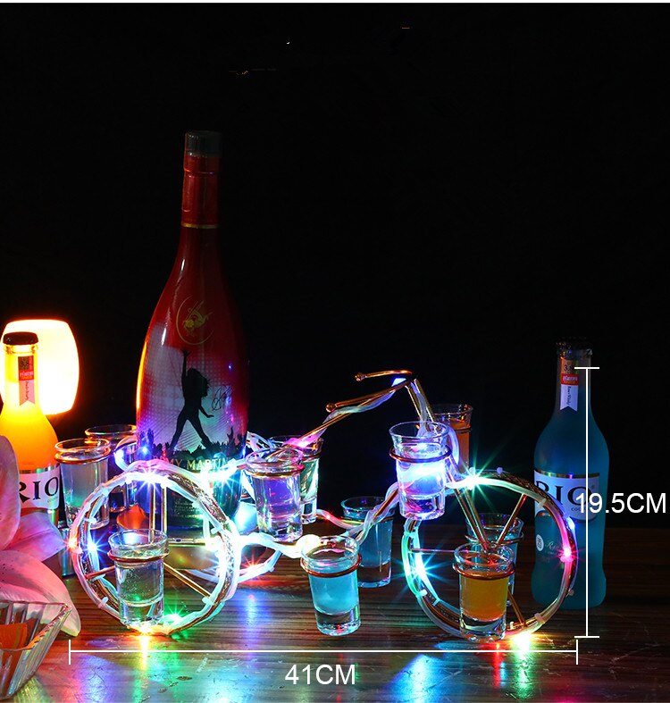 LED Cocktail Wine Rack