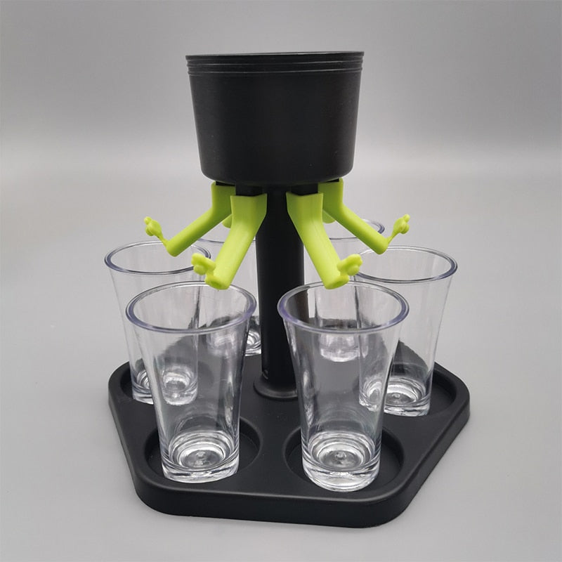 6 Shot Glass Liquor Wine Dispenser