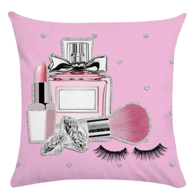 Blush Harmony: Pretty in Pink Couch Cushion Cover Collection