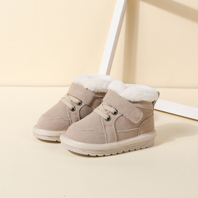 Stylish Baby Fur-Lined Warm Winter Boots