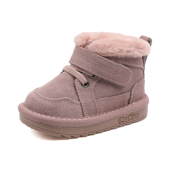 Stylish Baby Fur-Lined Warm Winter Boots