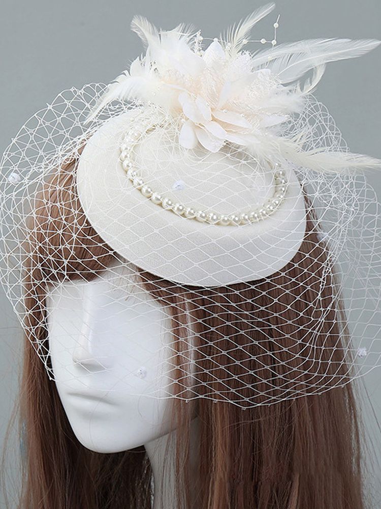 Face Veil Fascinator Hat