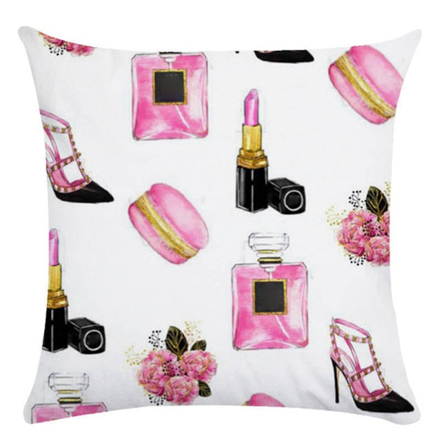 Blush Harmony: Pretty in Pink Couch Cushion Cover Collection