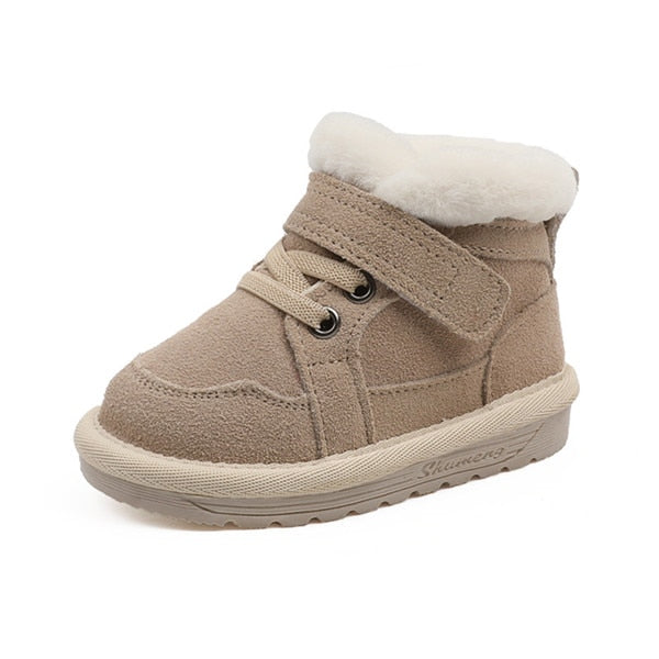 Stylish Baby Fur-Lined Warm Winter Boots