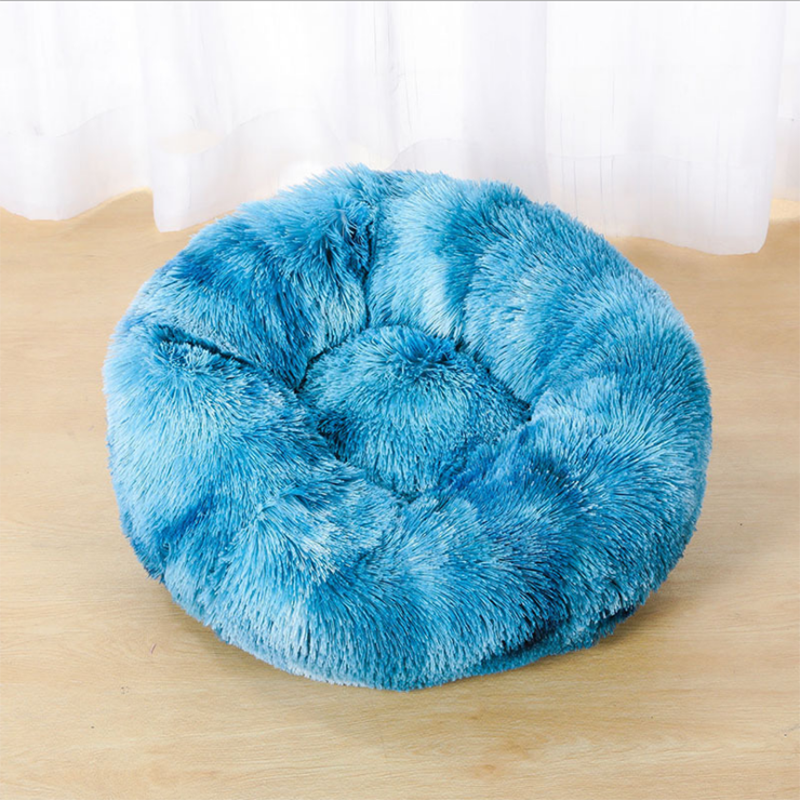 Plush Round Pet Bed