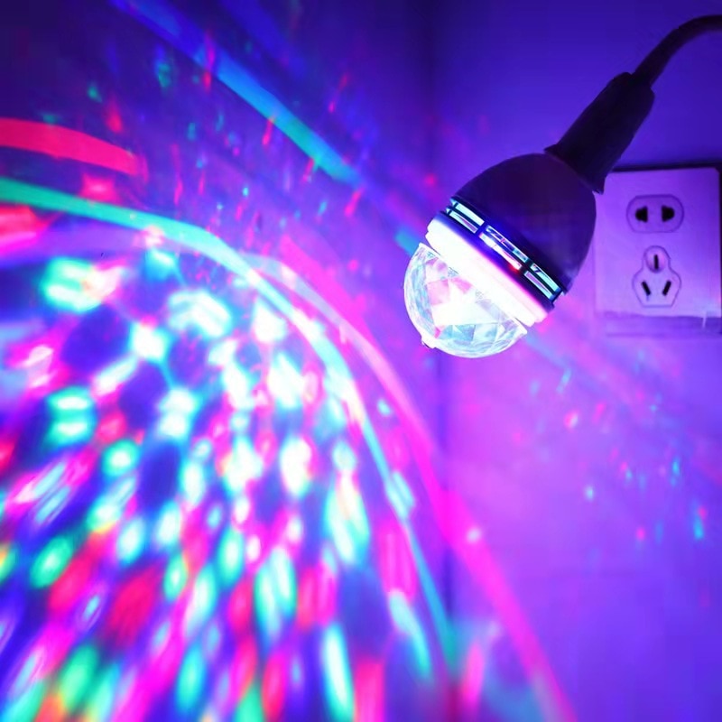 Multi Color Rotating Disco Ball Lights