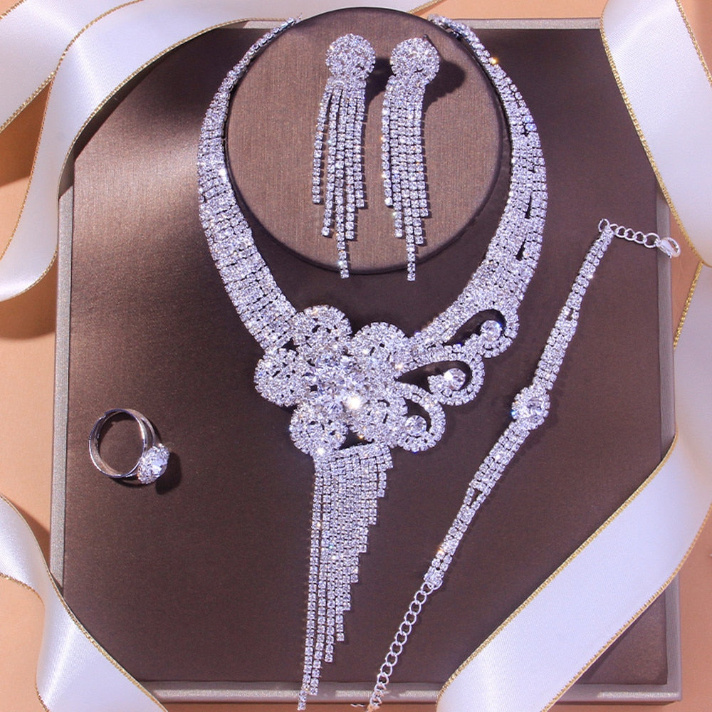 Flower Design Jewelry Set