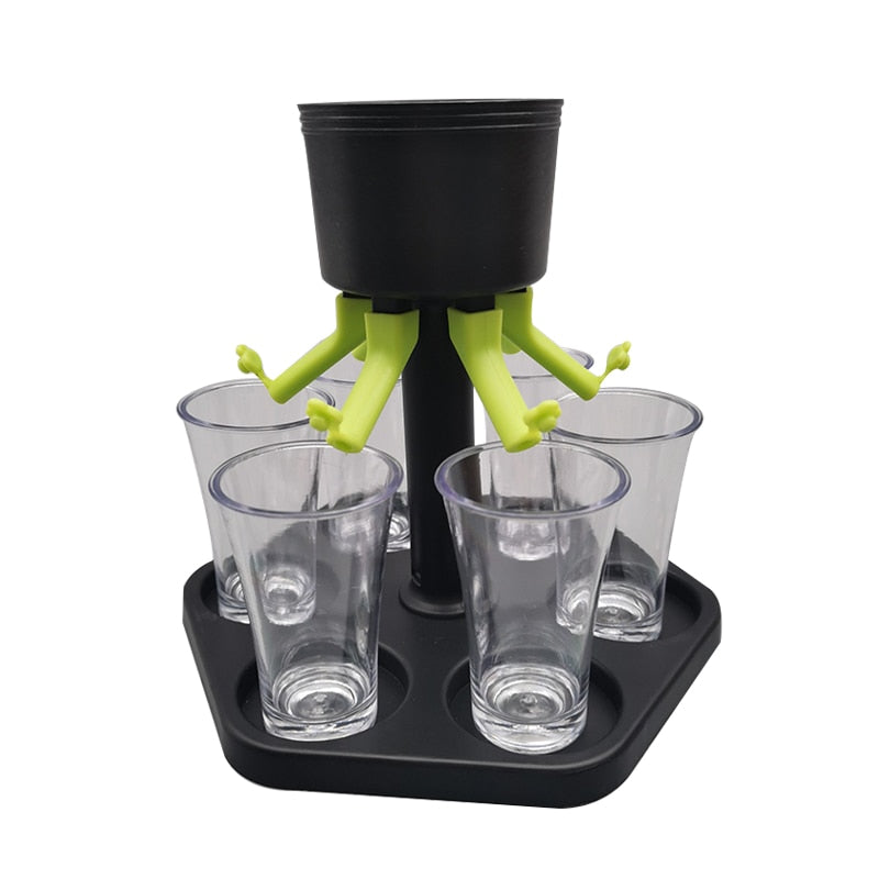 6 Shot Glass Liquor Wine Dispenser