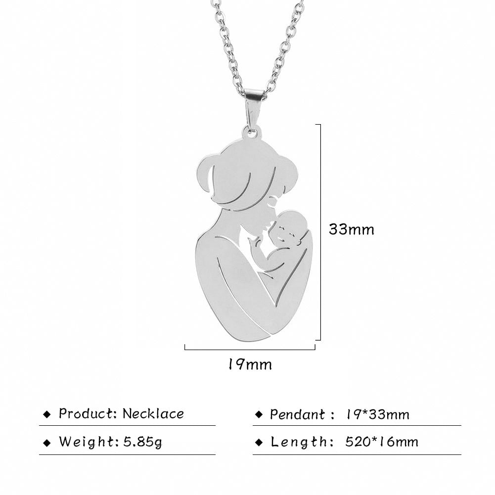 Mommy Daddy & Baby Necklace