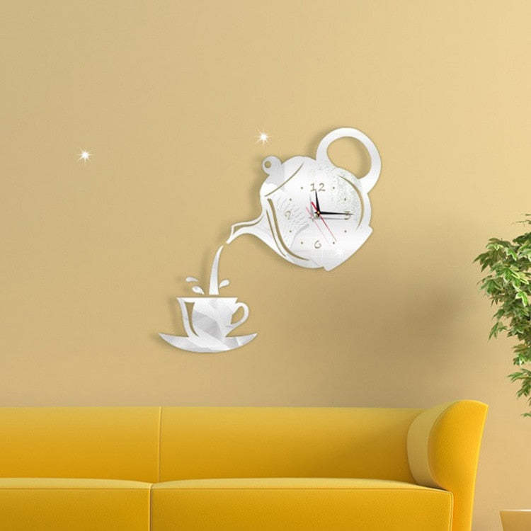 3D Digital Wall Art Clock