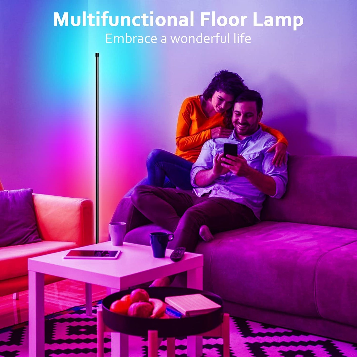 Multicolor App Controlled Music Mood Lamp