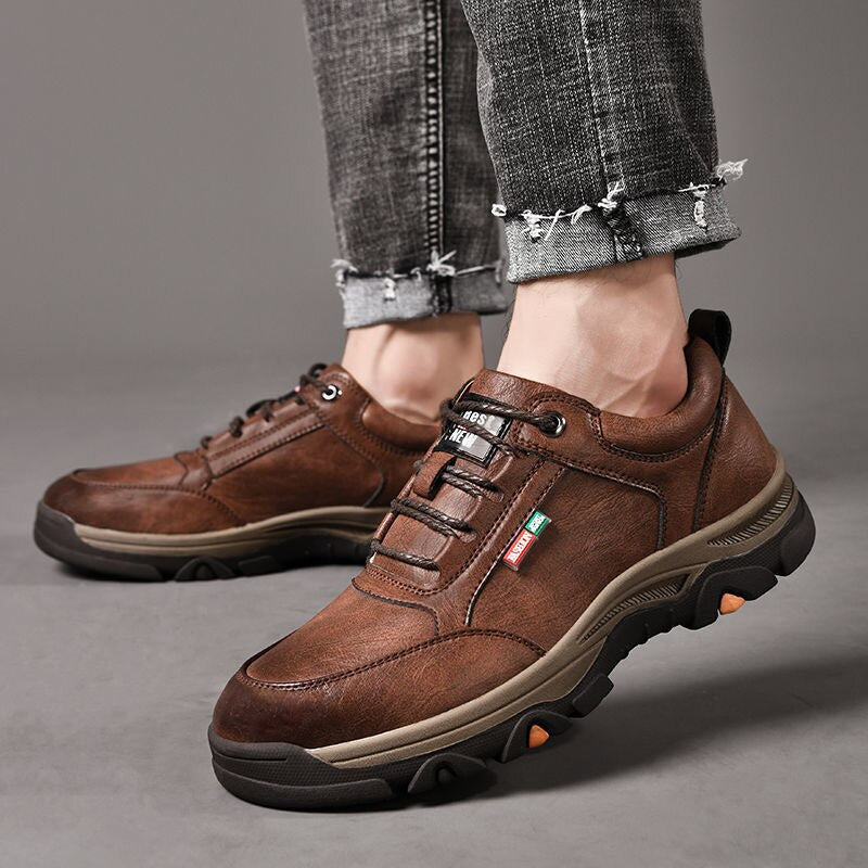 Men's Business Casual Safety Shoes Without Lace