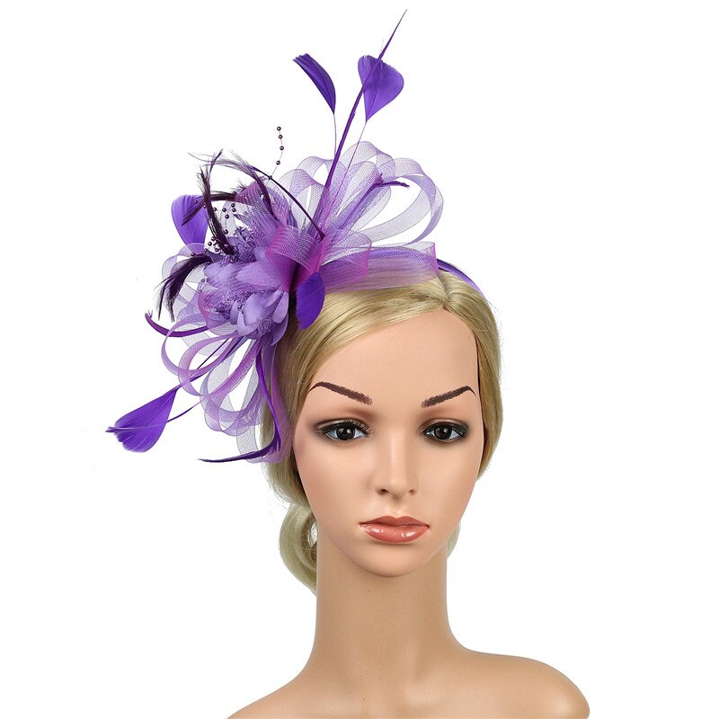 Fancy Feather Statement Headwear