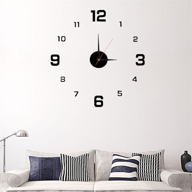 3D Digital Wall Art Clock