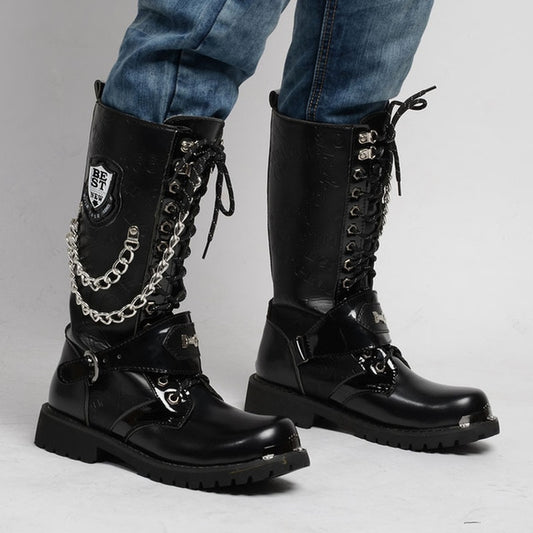 Men's Casual Motorcycle Boots