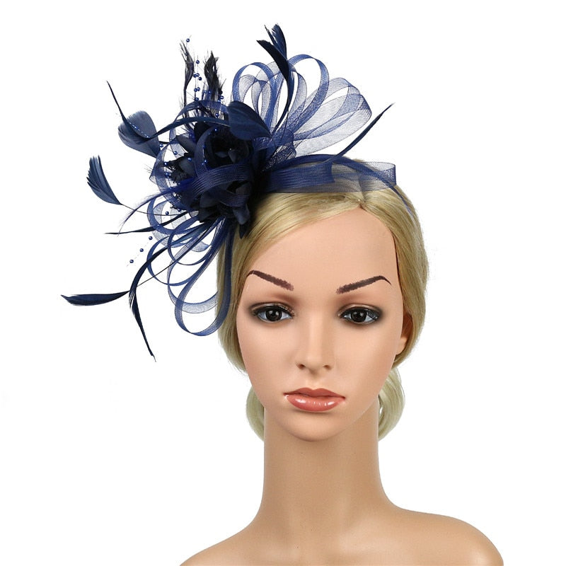 Fancy Feather Statement Headwear