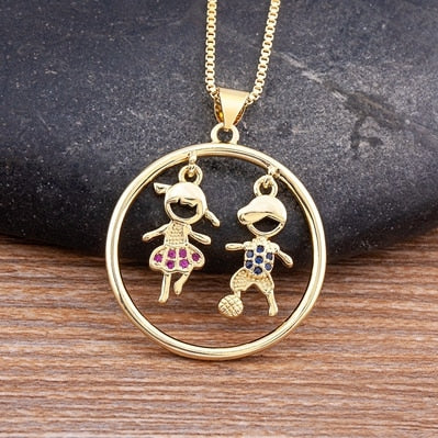 Boy & Girl Necklace