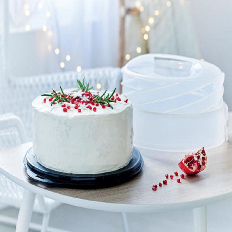 Adjustable Cake Transport and Storage Container