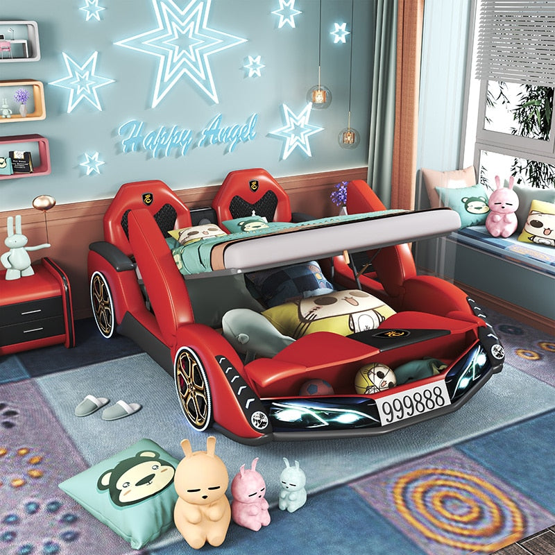 Cartoon Model Car Bed For Kids