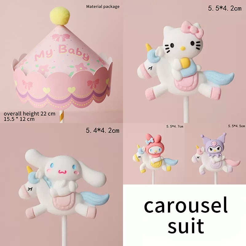 Cartoon Characters Cake Decoration