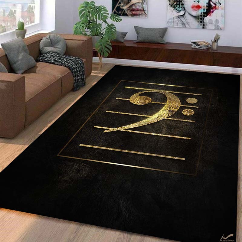 Music Symbol Area Rug