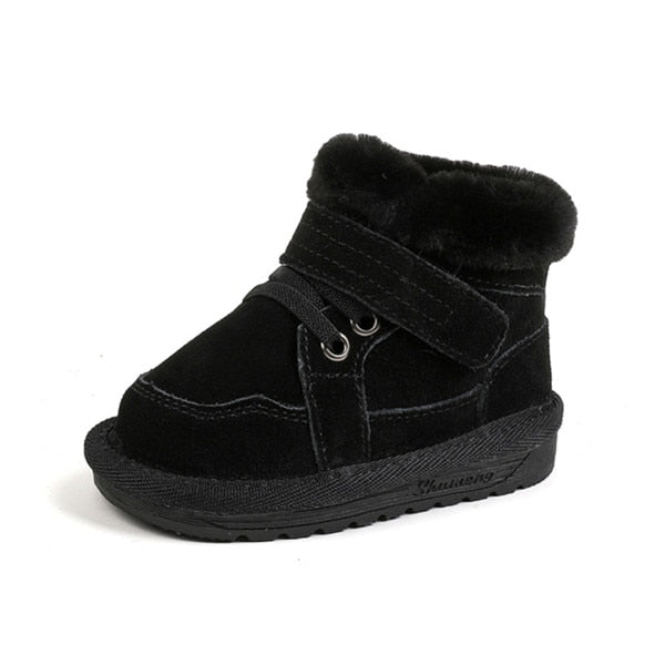 Stylish Baby Fur-Lined Warm Winter Boots