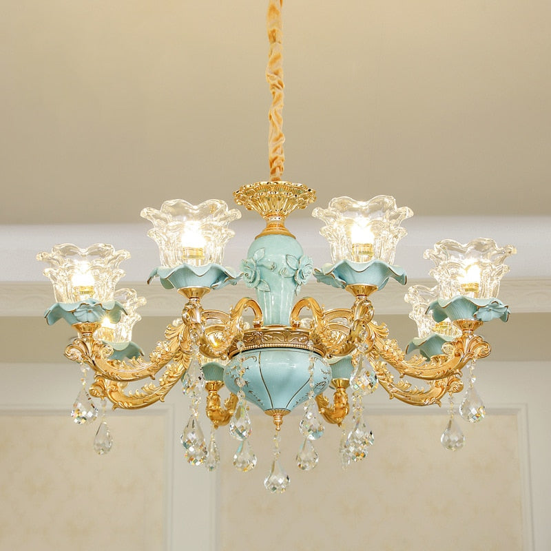 Pomp & Circumstance Crystal Pendant Chandelier