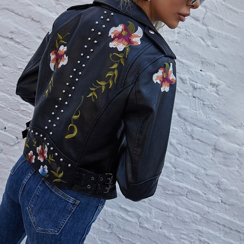 Biker Chic Motorcycle Jacket