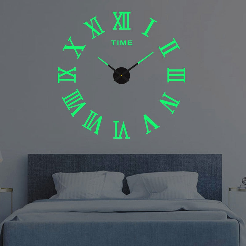 3D Digital Wall Art Clock