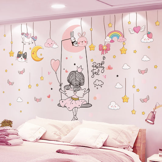 Princess Art Kids Wall Art Stickers