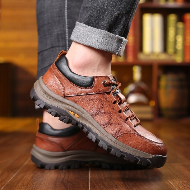 Men's Business Casual Safety Shoes Without Lace