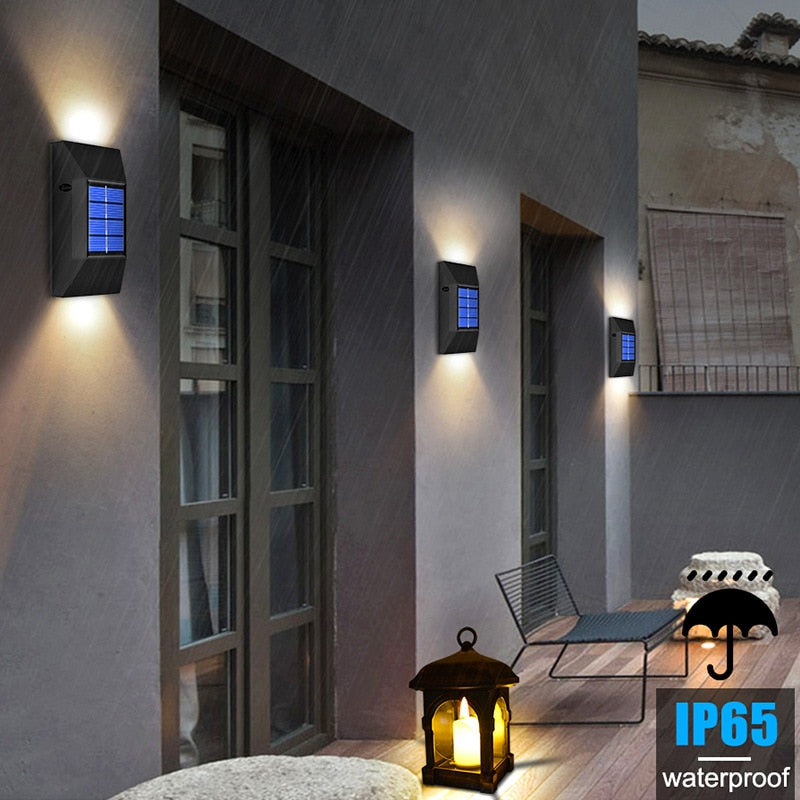 Outdoor Solar Powered Wall Light