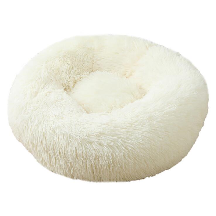 Plush Round Pet Bed