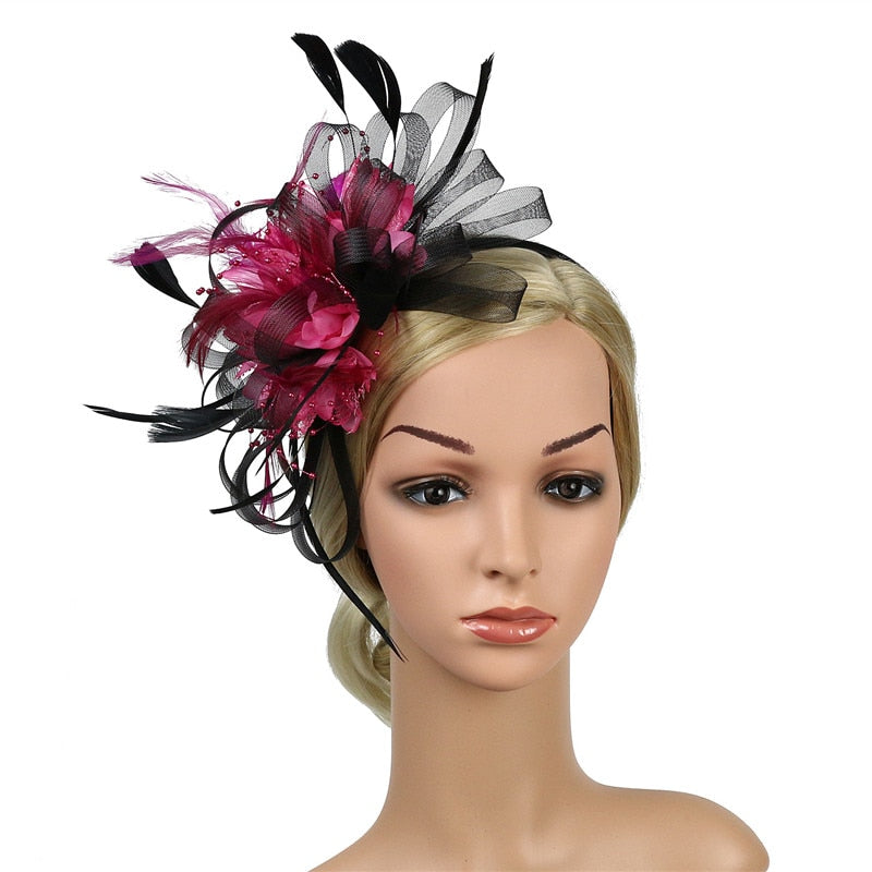 Fancy Feather Statement Headwear