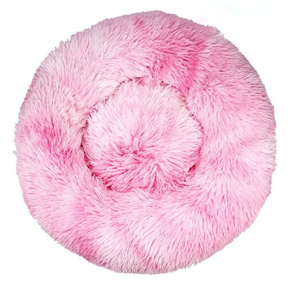 Plush Round Pet Bed