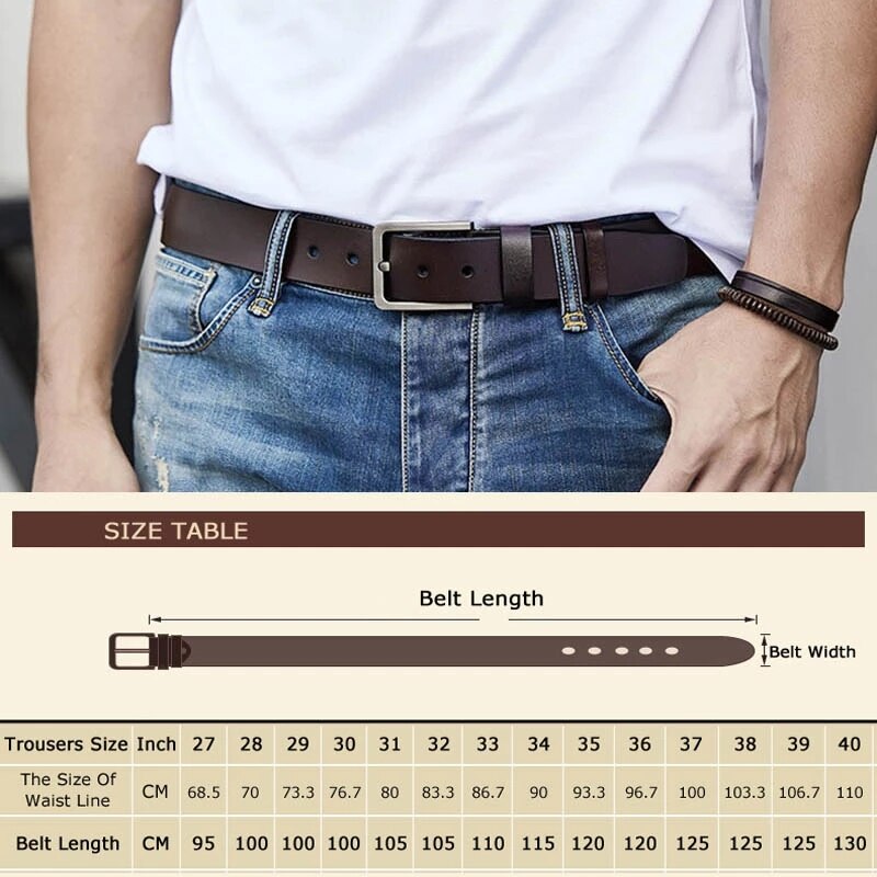 Men's Genuine Leather Belt