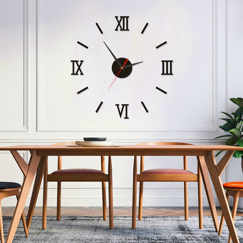 3D Digital Wall Art Clock