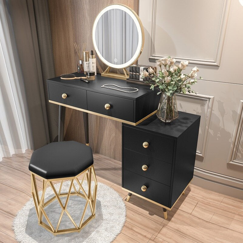 Deluxe Modern Makeup Vanity Station