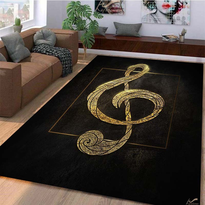 Music Symbol Area Rug