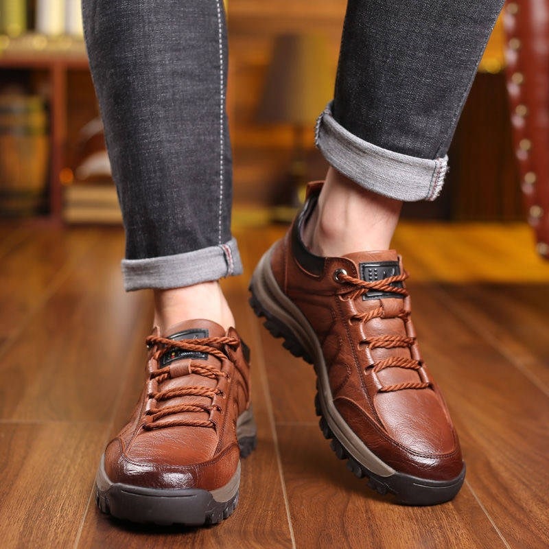 Men's Business Casual Safety Shoes Without Lace