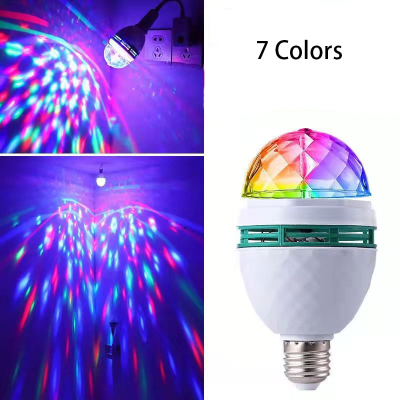 Multi Color Rotating Disco Ball Lights