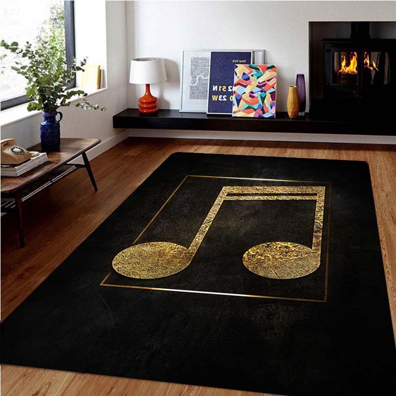 Music Symbol Area Rug