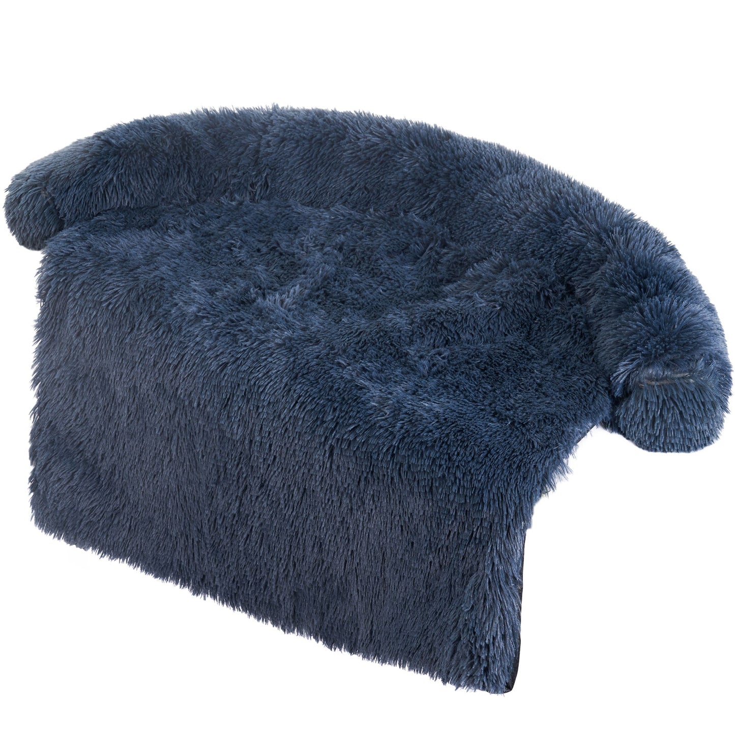 Washable Plush Pet Throw Bed