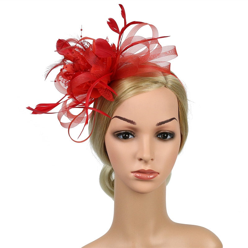 Fancy Feather Statement Headwear