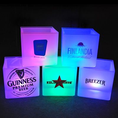 LED Light Wine Cooler Ice Bucket