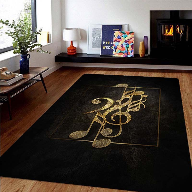 Music Symbol Area Rug